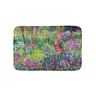 Tapis De Bain Iris Garden Claude Monet Fine Art