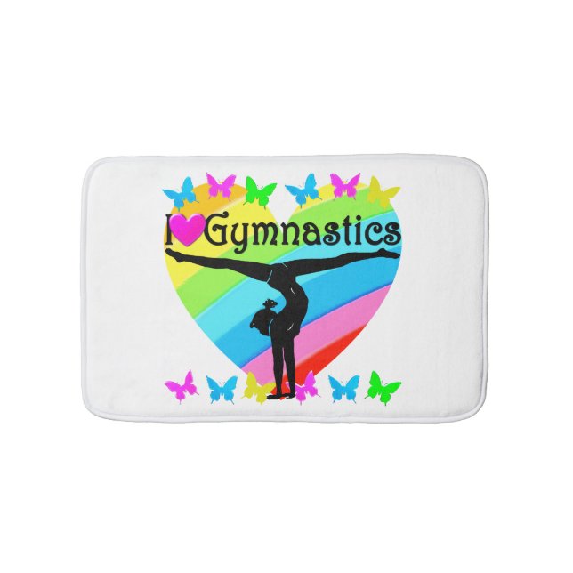 TAPIS DE BAIN J'ADORE LA CONCEPTION DE GYMNASTICS RAINBOW (Devant)