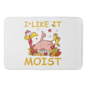 Tapis De Bain J'aime ça humide drôle dinde comme dîner Thanksgiv