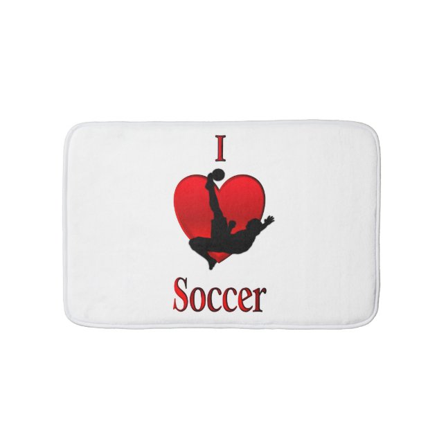 Tapis De Bain J'aime le football (Devant)