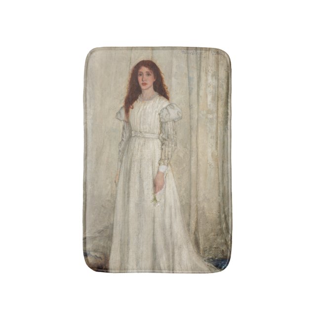Tapis De Bain James Whistler - Symphonie en blanc no 1 (Devant (Vertical))