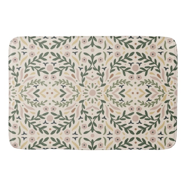Tapis De Bain Jardin botanique Floral (Devant)