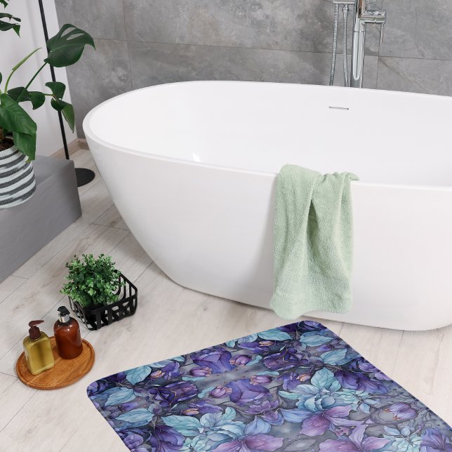 Tapis De Bain Jardin de Periwinkle (Créateur téléchargé)