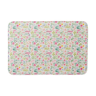 Tapis De Bain Jardin floral de fleurs sauvages printanières