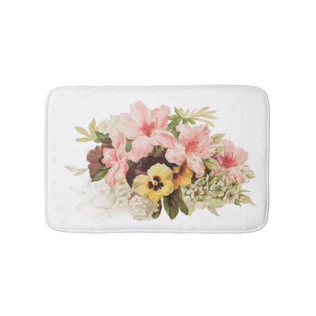 Tapis De Bain Jardin flou Mat de bain floral (Devant)