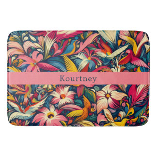 Tapis De Bain Jardin moderne et abstrait