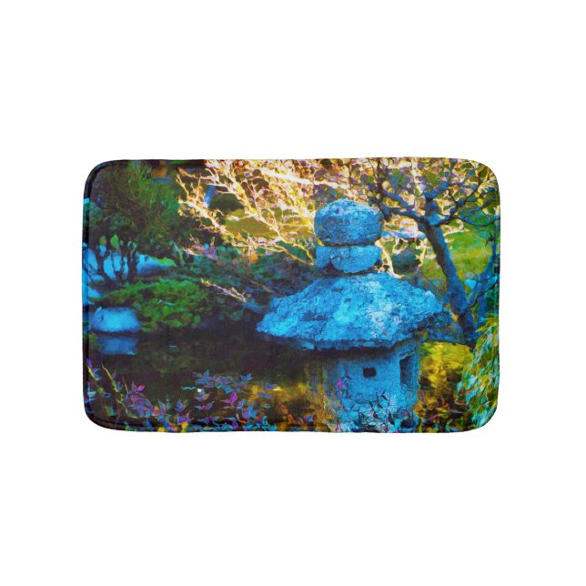 Tapis De Bain Jardin peint japonais (Devant)