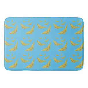 Tapis De Bain Jaune Vieux Monde Swallowtail motif papillon