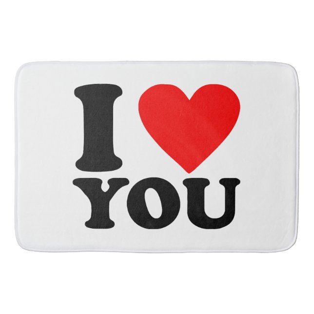 Tapis De Bain Je T'Aime (Devant)