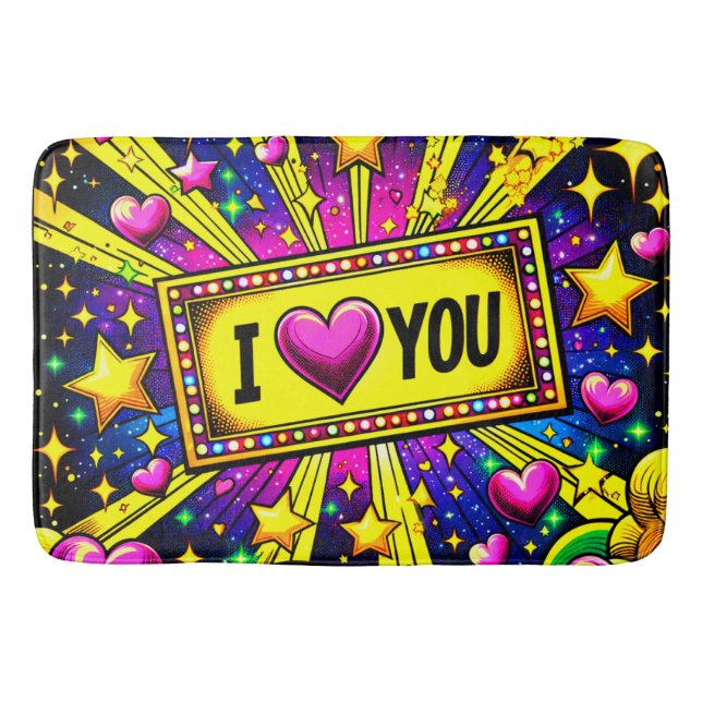 Tapis De Bain Je T'Aime (Devant)