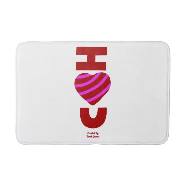 Tapis De Bain Je T'Aime Mat Bain Moyen (Devant)