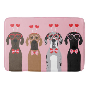 Tapis De Bain Je Te Dire Valentines Day de grands chiens