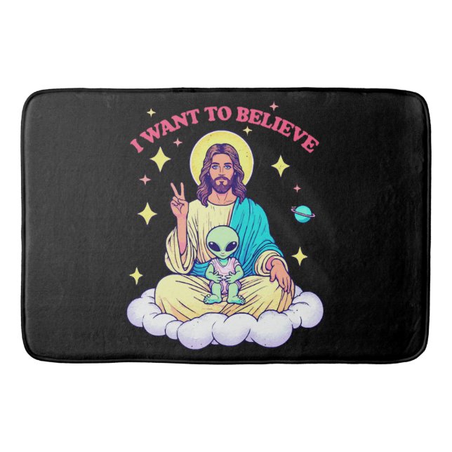 Tapis De Bain Je veux croire (Devant)