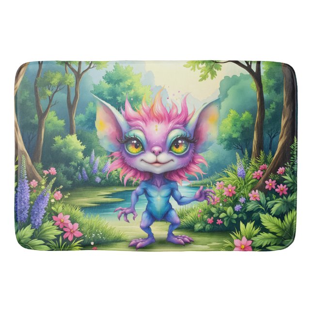 Tapis De Bain Je viens en paix… probablement.  (Devant)