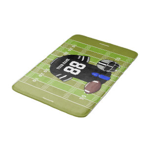 Tapis De Bain Jersey de football en fer sur grille sur mesure