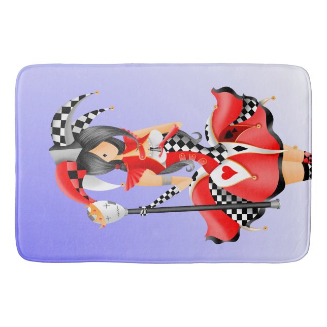 Tapis De Bain Jester et marionnette Roi rouge Bain Mat (Devant)