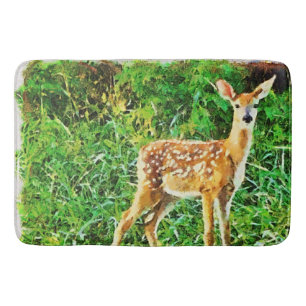 Tapis De Bain Jeune coeur