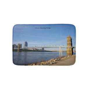 Tapis De Bain John A. Pont rougeoyant