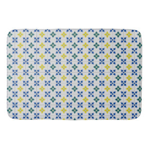 Tapis De Bain Joli carreaux de Lisbonne ou motif azulejo
