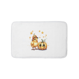 Tapis De Bain Joli Citrouille de poussette Halloween