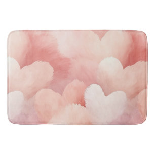 Tapis De Bain Joli Coeur rose