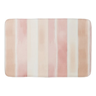 Tapis De Bain Joli Peach rose Crème raypes