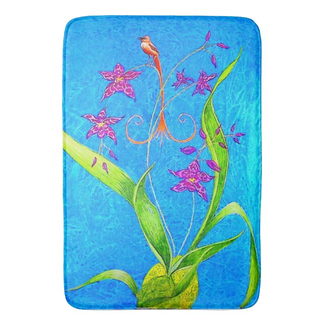 Tapis De Bain Joli petit orchidée (devant Vertical)