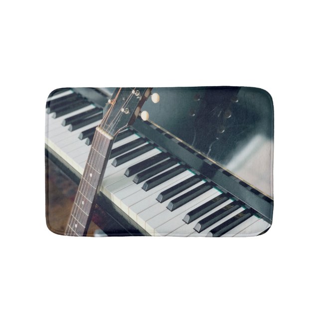 Tapis De Bain Jolie conception de piano (Devant)