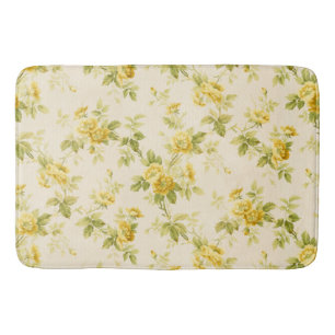 Tapis De Bain Jolie ferme jaune d'or Floral