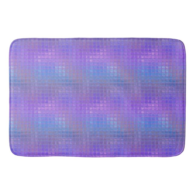 Tapis De Bain Jolie Fille Glamour Iridescente Violet Clair (Devant)