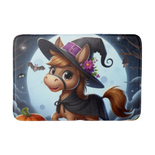 Tapis De Bain Jolie Halloween/Automne, chauve-souris et citrouil