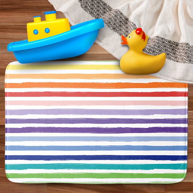 Tapis De Bain Jolie salle de bain Motif arc-en-ciel (Créateur téléchargé)
