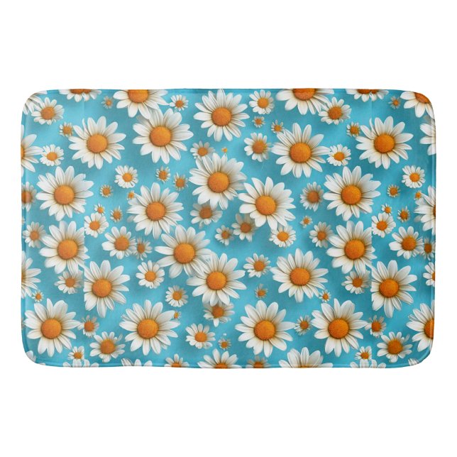 Tapis De Bain Jolies fleurs blanches (Devant)