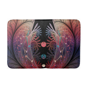 Tapis De Bain Jonglage Abstrait Moderne Fantaisie Art Fractal