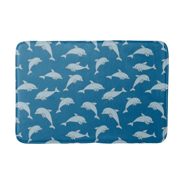 Tapis De Bain Jouer Dauphins Design Bain Mat (Devant)