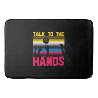Tapis De Bain Joueur de volley-ball | Parlez Aux Mains