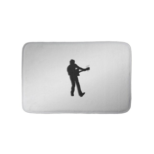 Tapis De Bain Joueur guitare Silver (Devant)