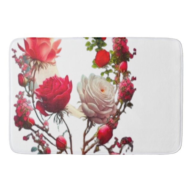 Tapis De Bain Jour de rose  (Devant)