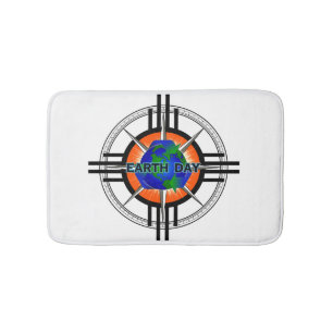 Tapis De Bain Jour des terres étoile de la couronne de bain Mat