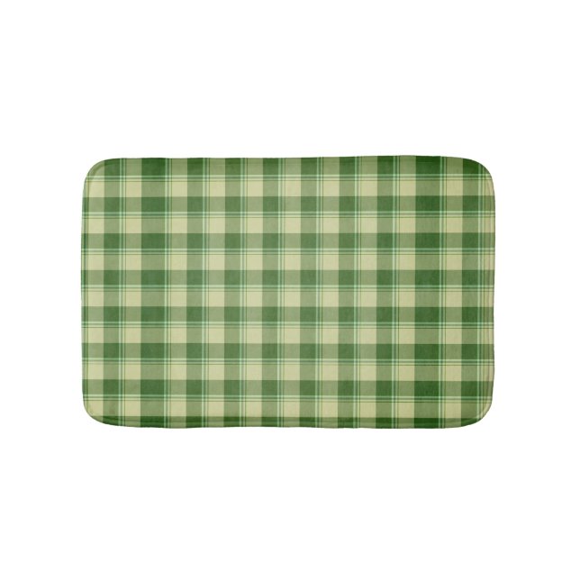 Tapis De Bain Journée de la Saint Patrick à Plaid Vert (Devant)
