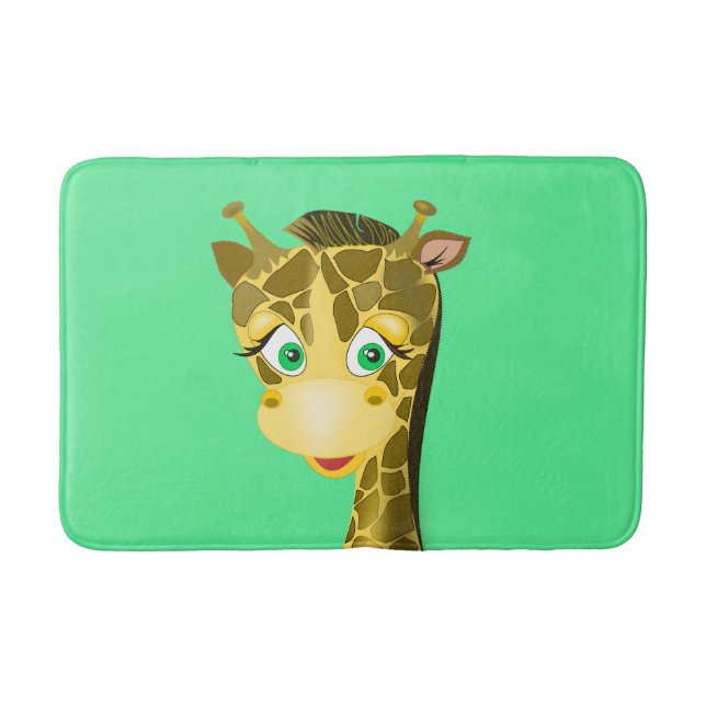 Tapis De Bain Joyeuse Giraffe Funny Bath Mat (Devant)