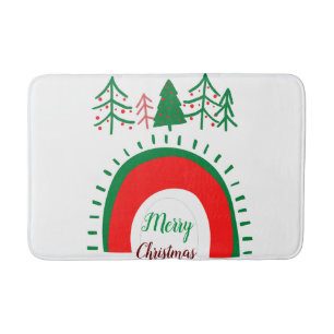 Tapis De Bain Joyeuses nattes de Noël