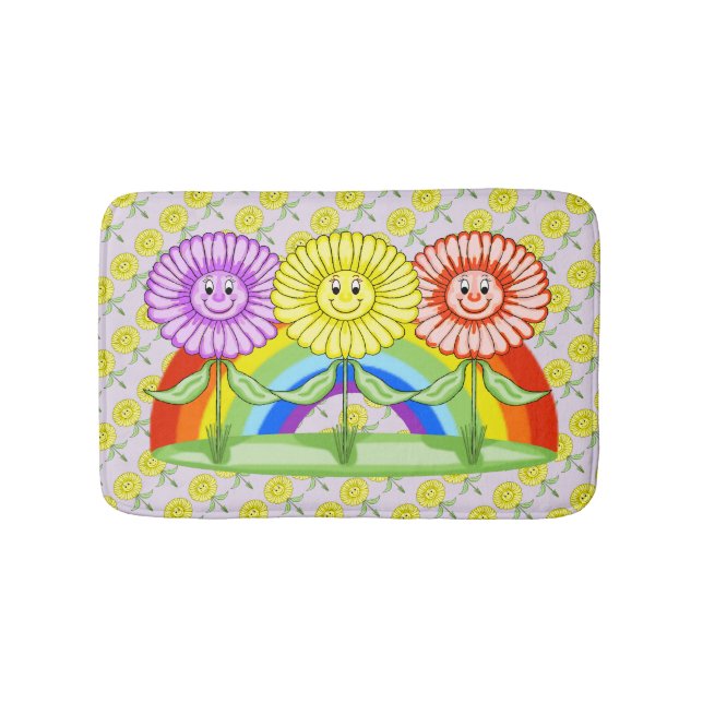 Tapis De Bain Joyeux bain de fleurs (Devant)