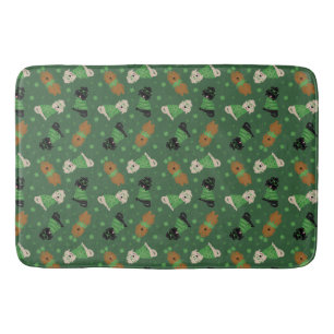 Tapis De Bain Joyeux Chiens Goldendoodle Jour de la Saint Patric