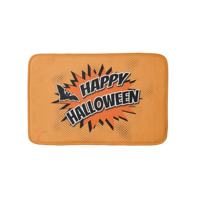 Tapis De Bain Joyeux Halloween (Devant)