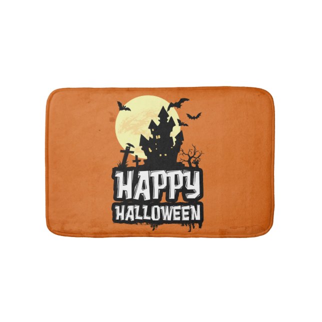 Tapis De Bain Joyeux Halloween (Devant)