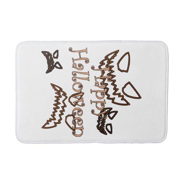 Tapis De Bain Joyeux Halloween (Devant)