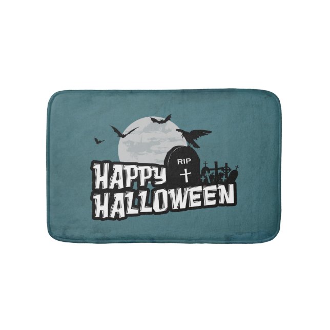 Tapis De Bain Joyeux Halloween (Devant)