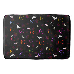 Tapis De Bain Joyeux Halloween Automne Fantômes amis Spooky