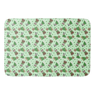 Tapis De Bain Joyeux Jour de la Saint Patrick Pit Bull Dogs